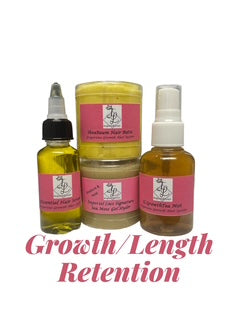 Growth & Retention Weekly Hair Care System — For length goals & healthy consistency