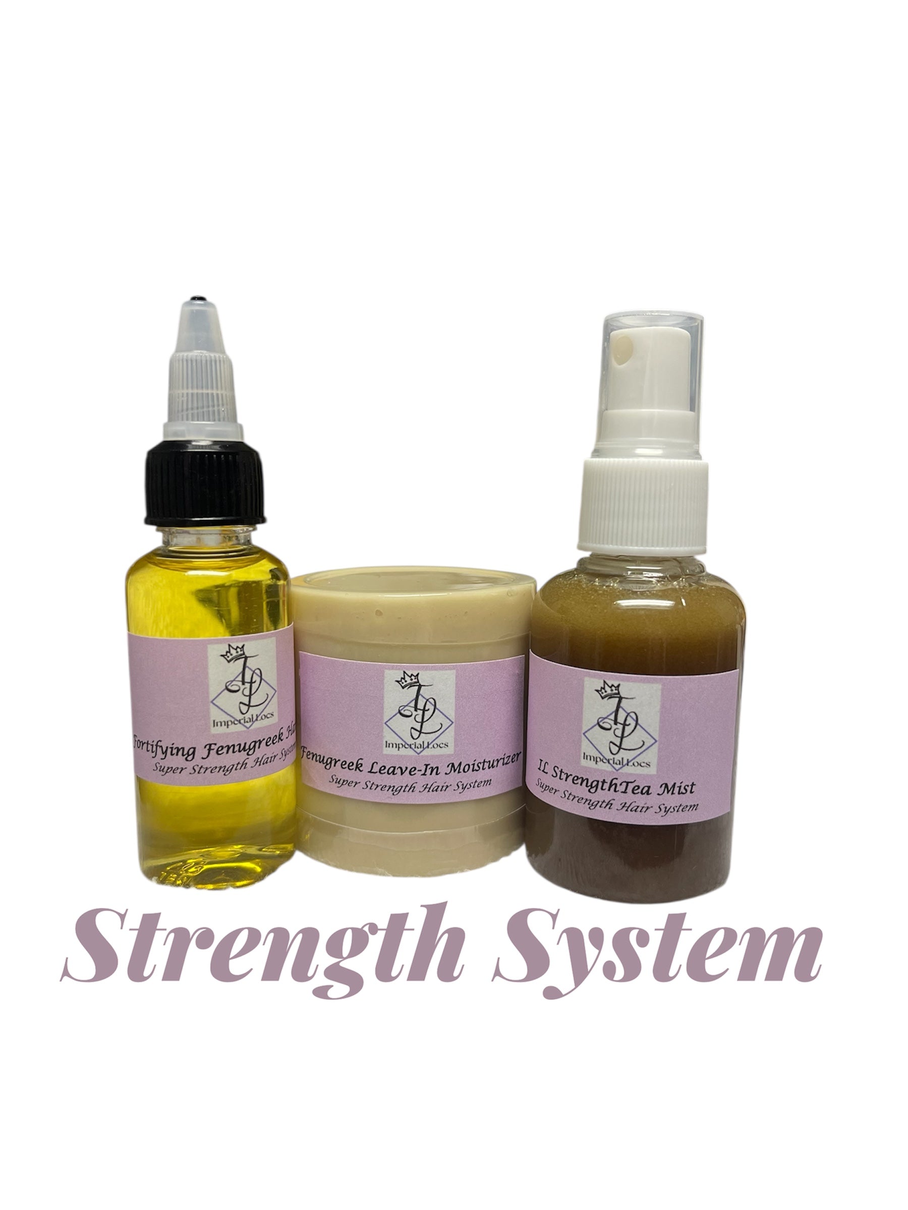 Strength Support Weekly Hair Care System — For weak strands & damage recovery
